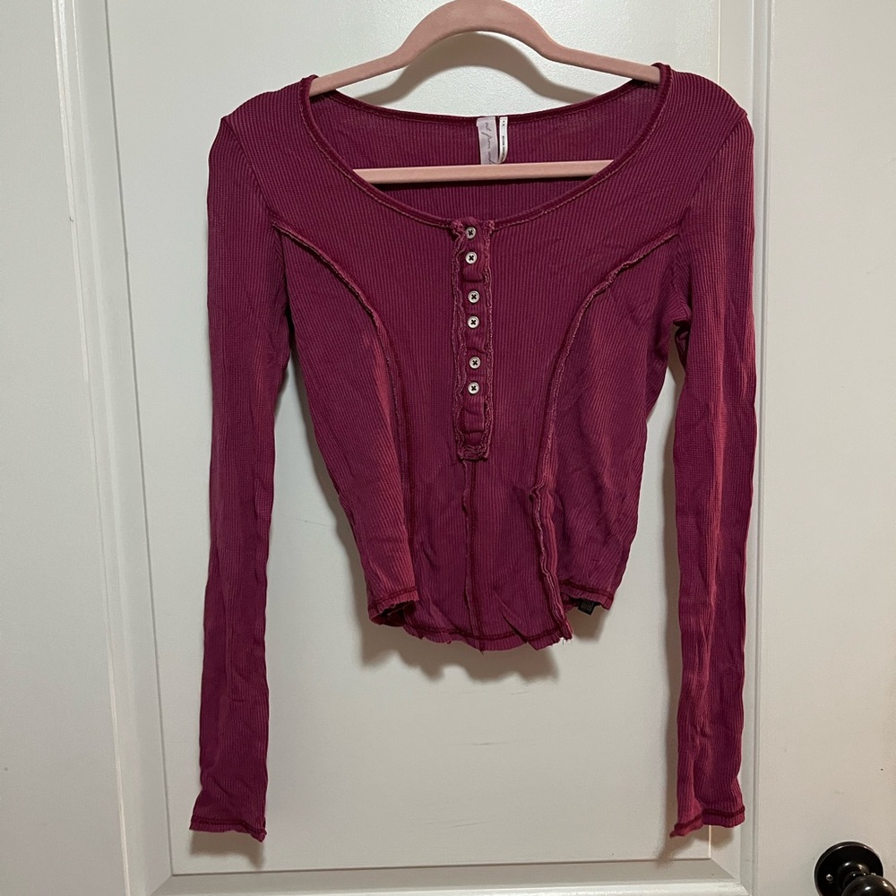 Womens long sleeve top